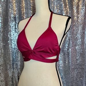 Maroon Mossimo SwimTop